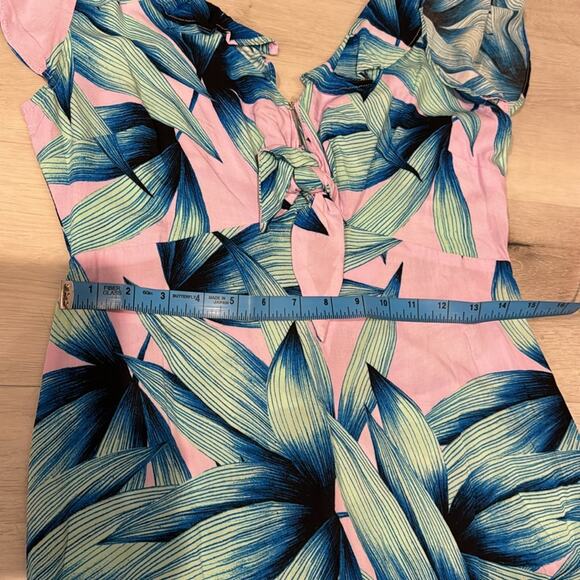 Olivaceous NWOT Maxi colorful floral Dress with side zipper. - Picture 9 of 10